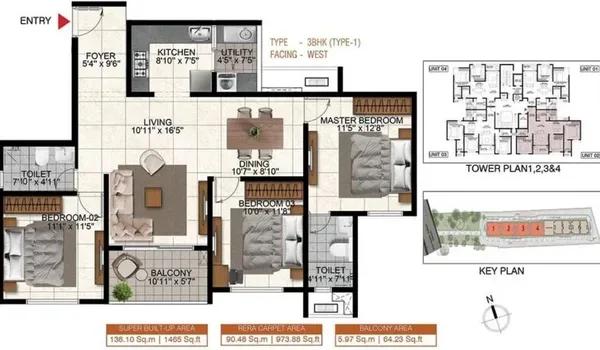 Shriram Songs Of The Earth floor plan