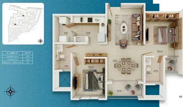 Prestige Somerville floor plan
