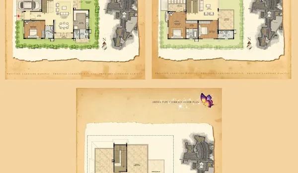 Prestige Lakeside Habitat - Villas floor plan