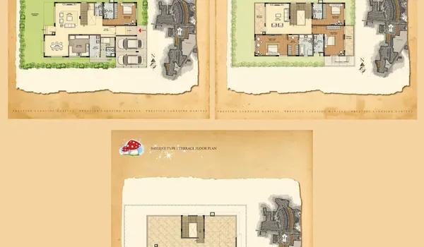 Prestige Lakeside Habitat - Villas floor plan