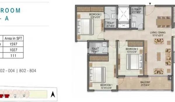 Century Horizon floor plan