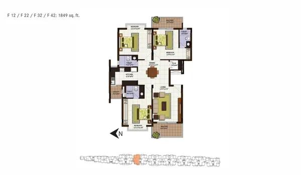 Century Linea floor plan