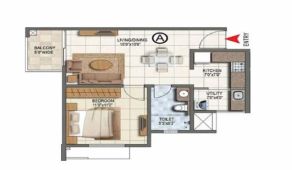 Century OneWorld Seraya floor plan