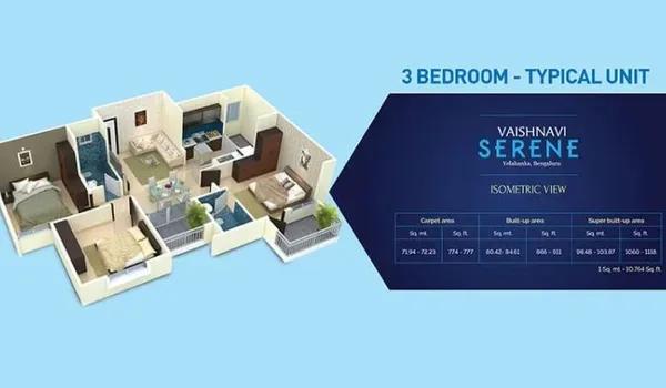 Vaishnavi Serene floor plan