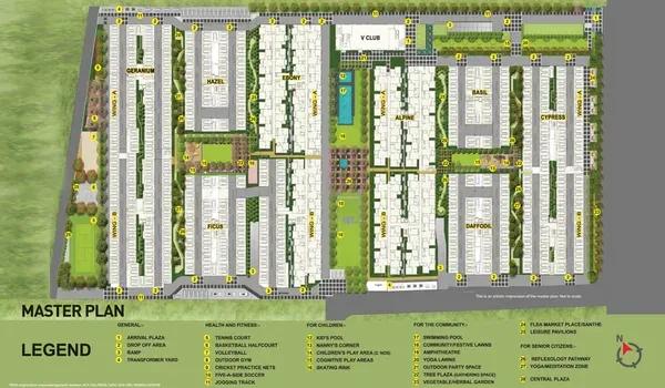 Vaishnavi Serene master plan