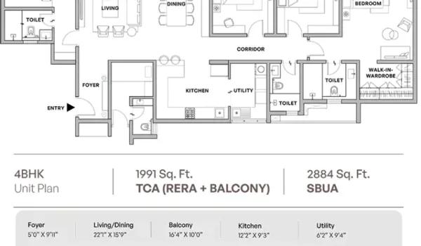 Assetz Codename Twin Lake City floor plan