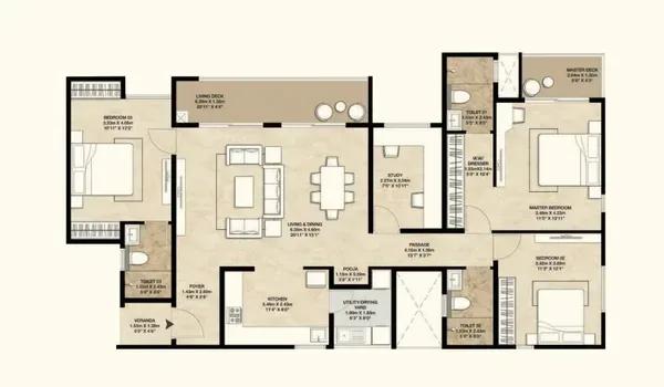 Mahindra NewHaven floor plan