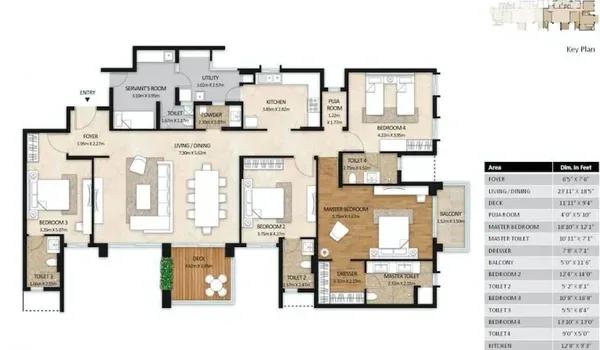 Mahindra Windchimes floor plan