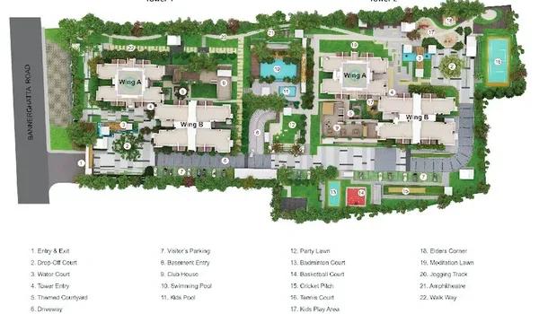 Mahindra Windchimes master plan