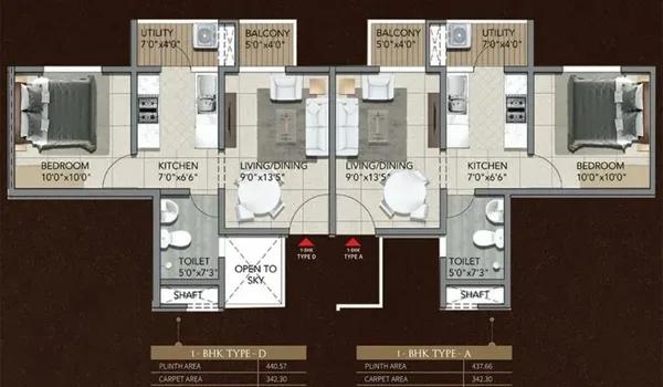 The Poem by Shriram floor plan