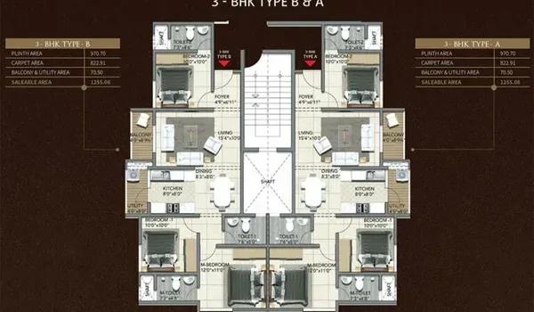 The Poem by Shriram floor plan