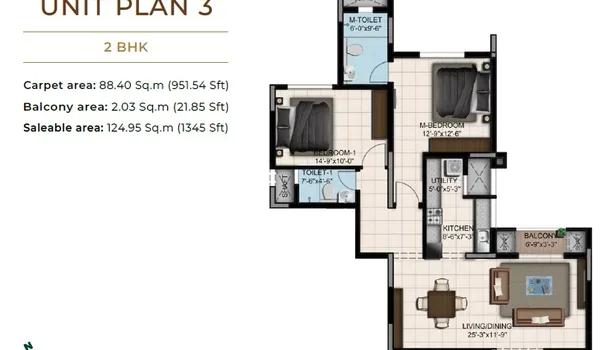 Shriram Mystique floor plan