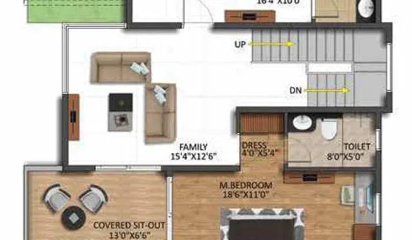 Shriram Chirping Grove floor plan