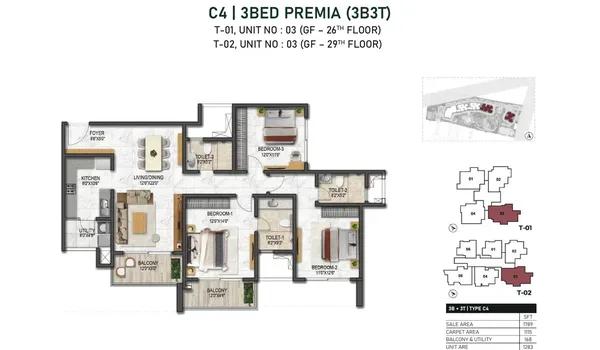 Prestige Garden Breeze floor plan