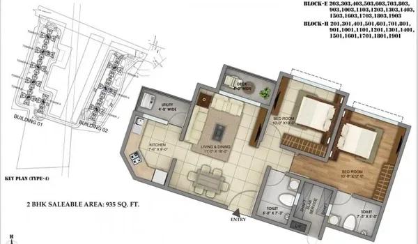 Shriram Greenfield floor plan
