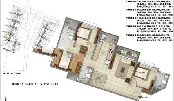 Shriram Greenfield floor plan