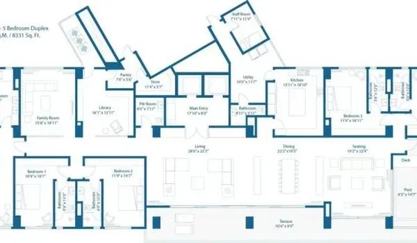 Embassy Lake Terraces floor plan