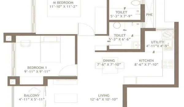 Embassy Edge floor plan