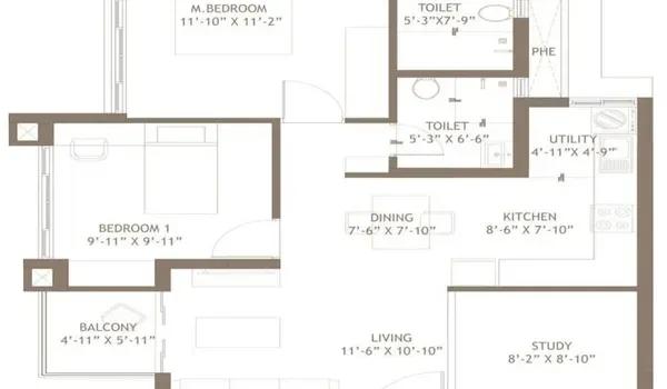 Embassy Edge floor plan