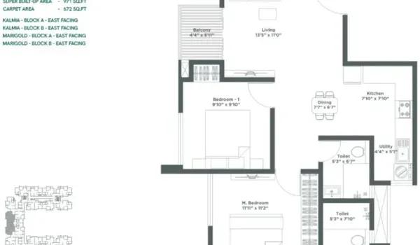 Embassy Verde floor plan