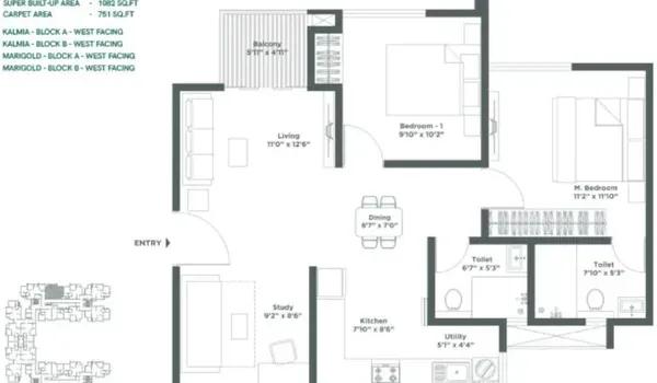Embassy Verde floor plan