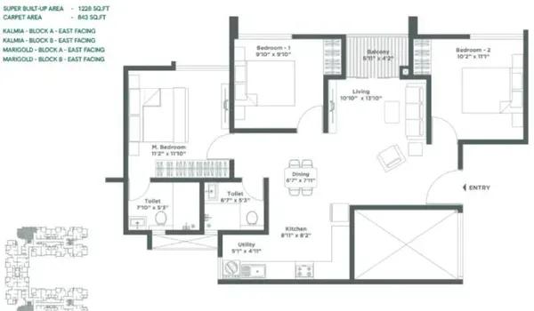 Embassy Verde floor plan