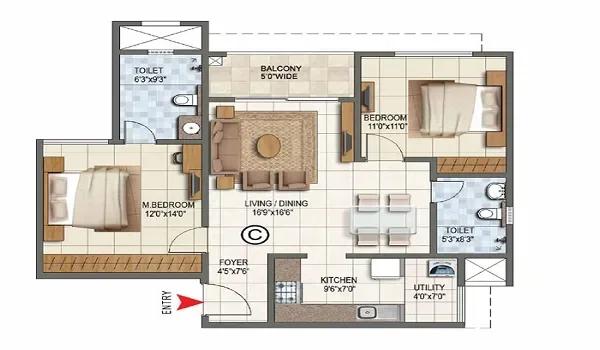 Prestige Parklane floor plan