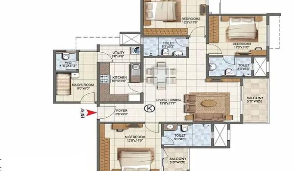 Prestige Parklane floor plan