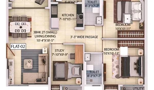 Godrej Florenne floor plan