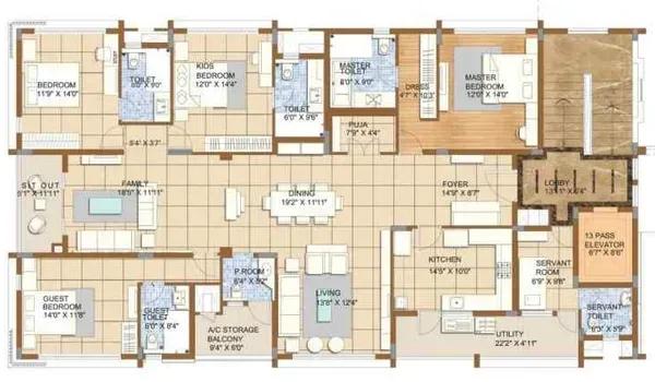 Godrej Florenne floor plan