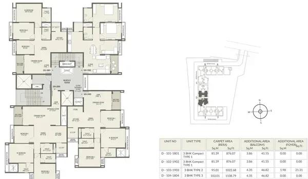 Arvind Oasis floor plan