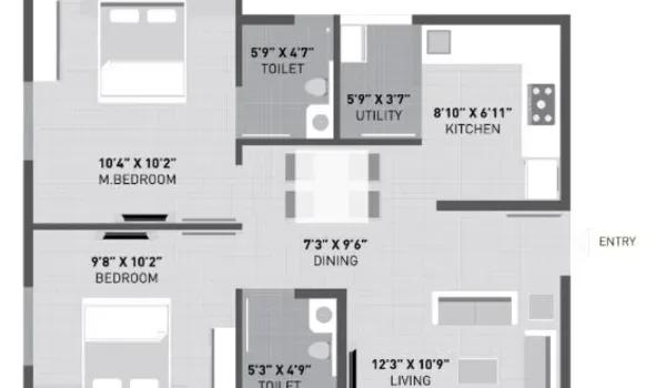 Arvind Sporcia floor plan