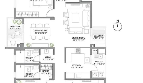 Assetz 22 & Crest floor plan