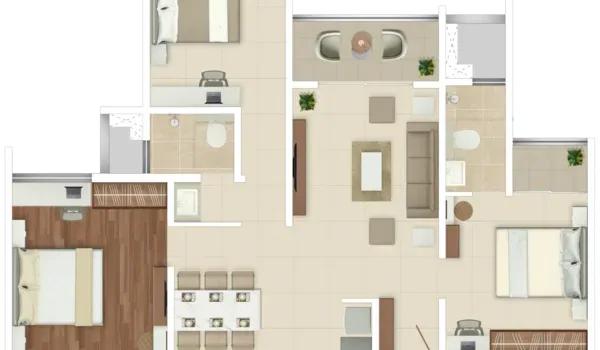 Rohan Ekanta floor plan