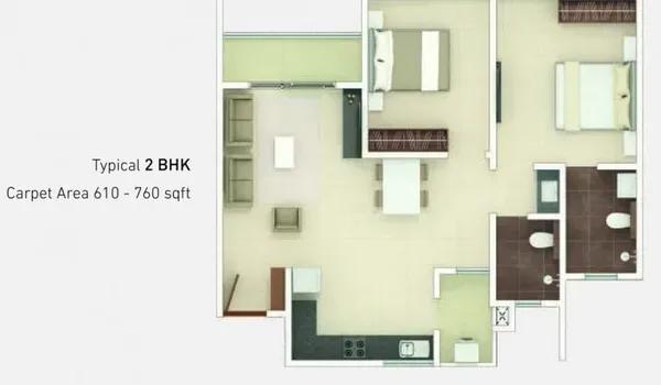 Rohan Upavan floor plan