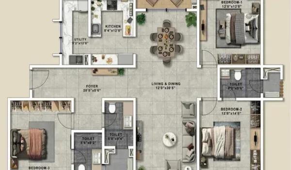 Rainbow UNO floor plan