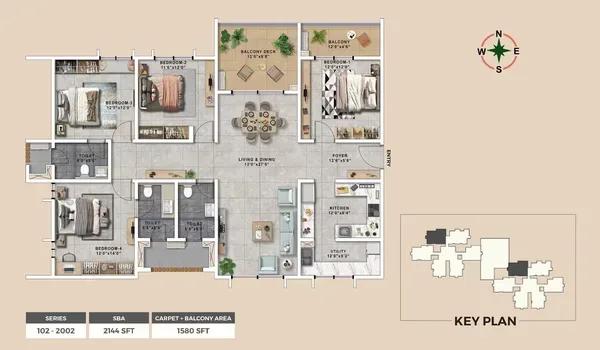 Rainbow UNO floor plan