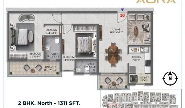 Skanda Aura floor plan