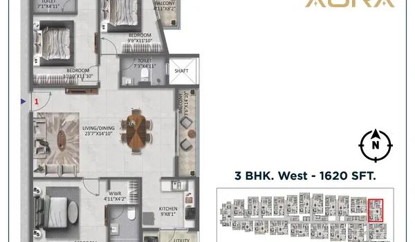 Skanda Aura floor plan