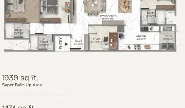 Disha Symphony Heights floor plan
