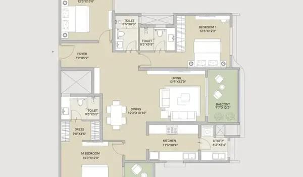 Century Astoria floor plan