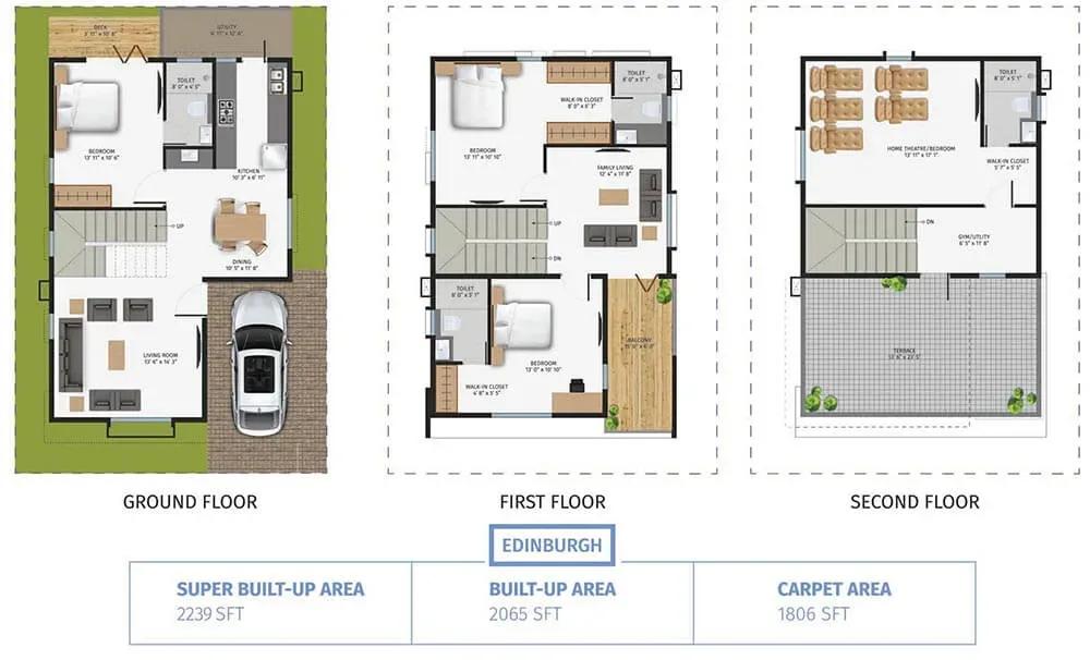 42 Mark One villas floor plan