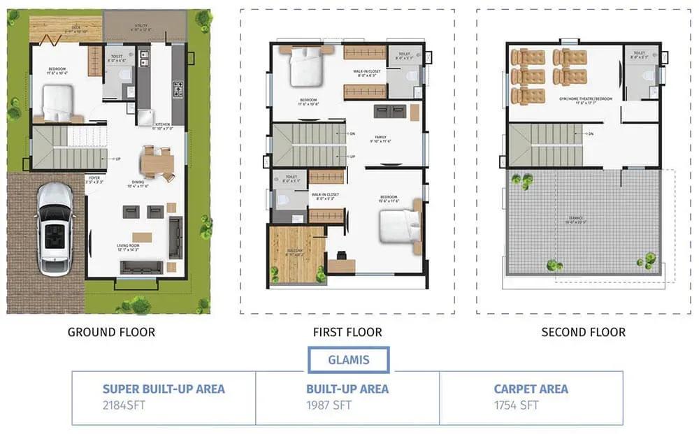 42 Mark One villas floor plan