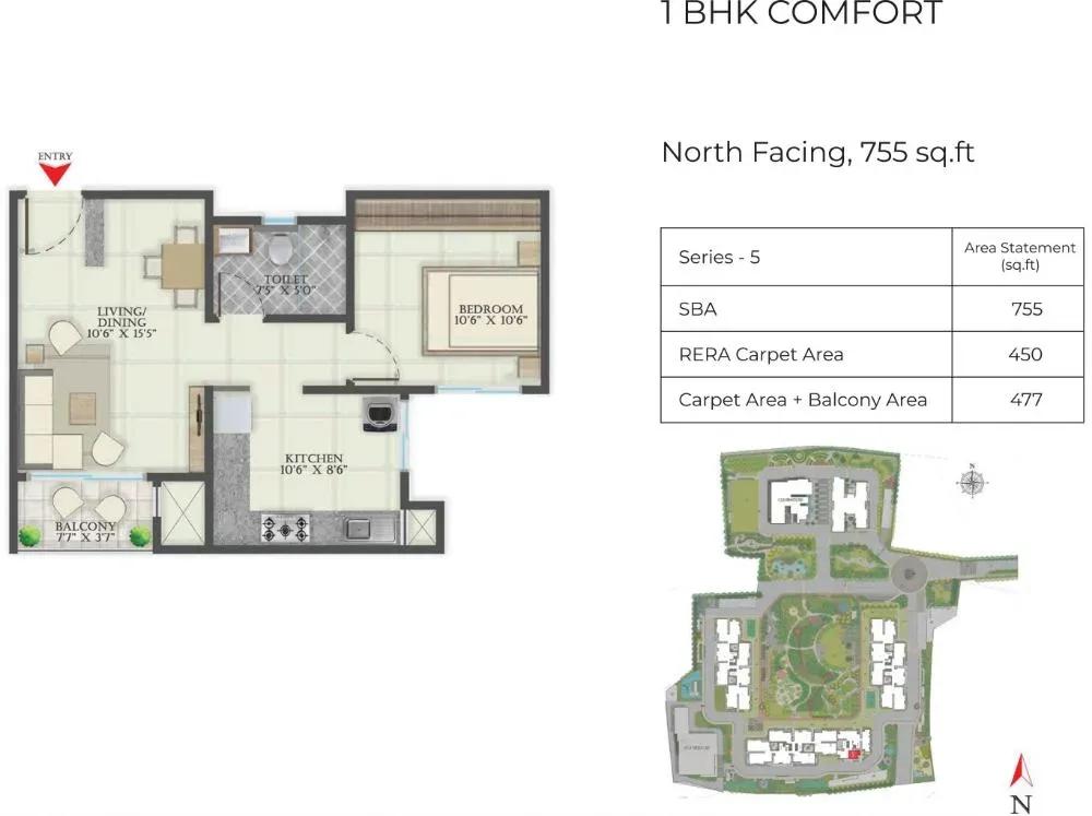 Abhee Aaria apartments floor plan