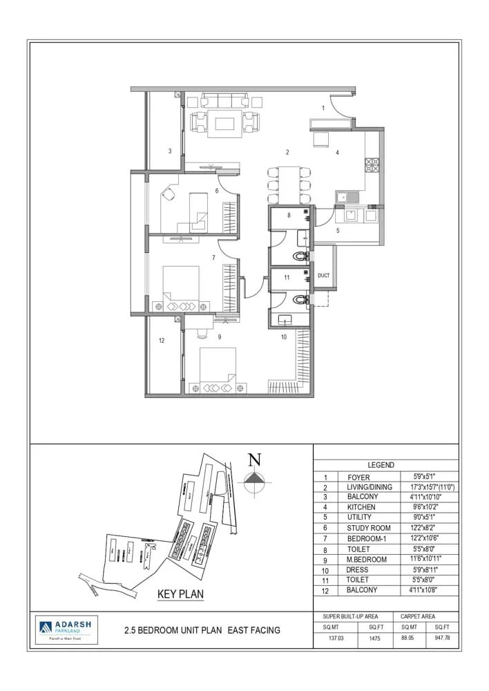 Adarsh Parkland apartments