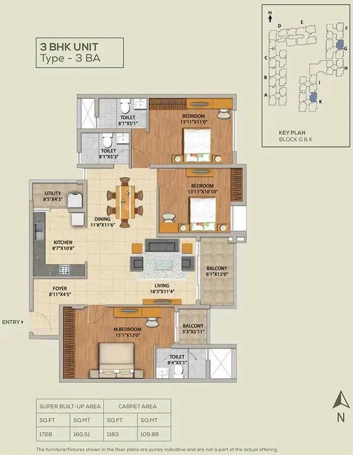 Adarsh Pinecourt apartments