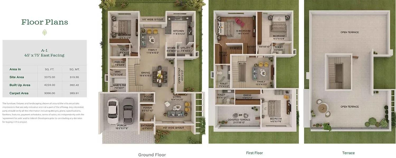 Adarsh Sanctuary villas