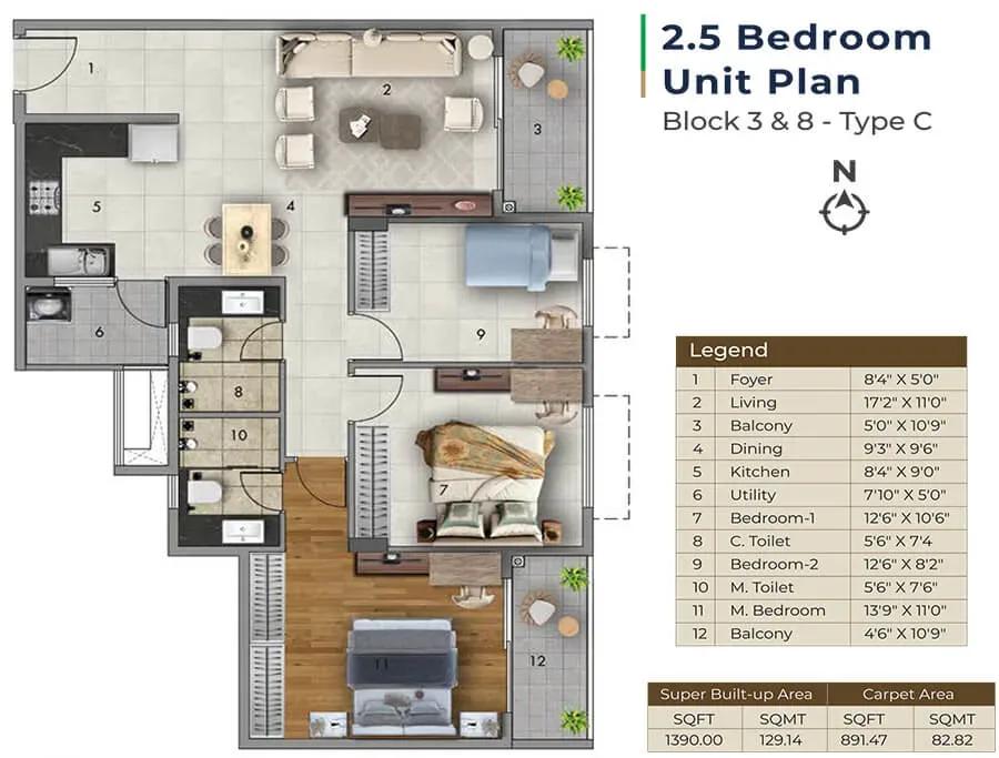Adarsh Tropica apartments