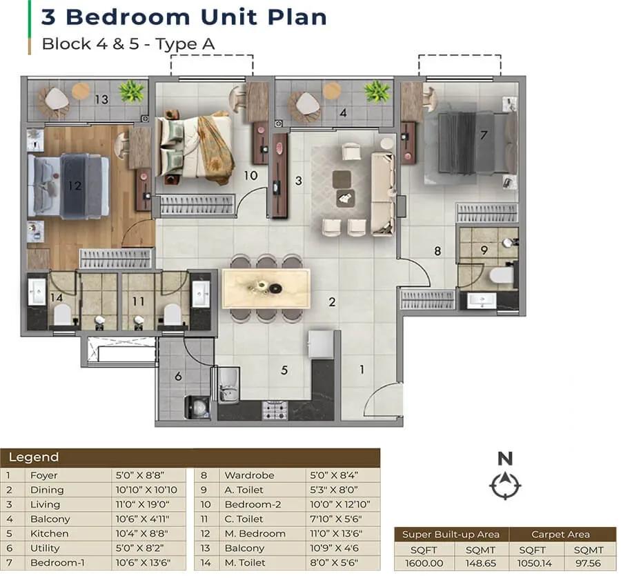 Adarsh Tropica apartments