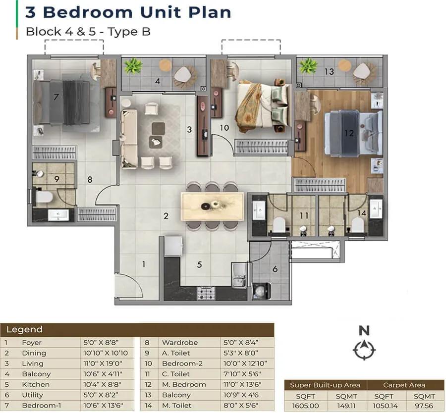 Adarsh Tropica apartments